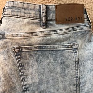 EXP-NYC Men Stretch Light Wash Jeans Size 40x32
